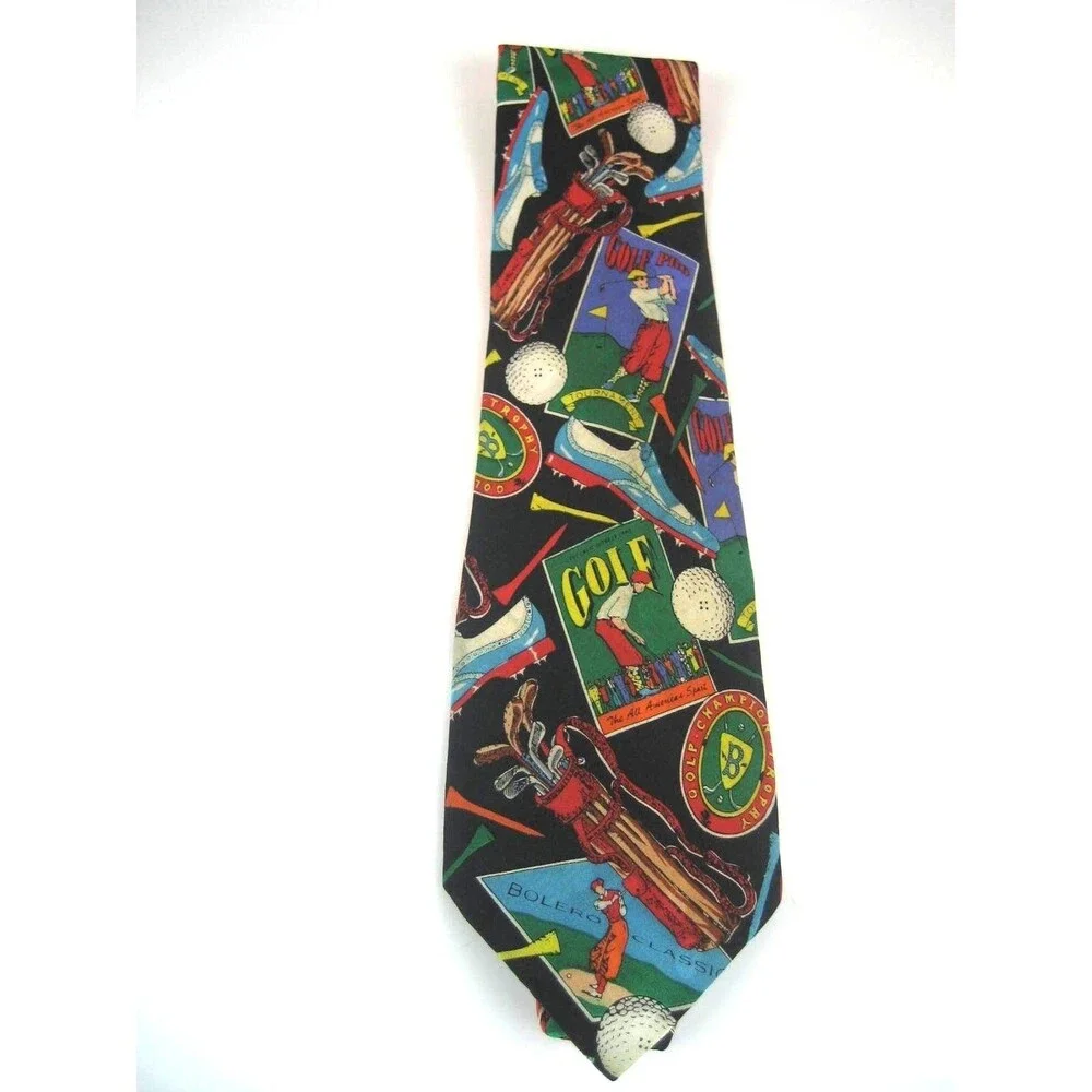 Addiction Golf 100% Silk Design Necktie